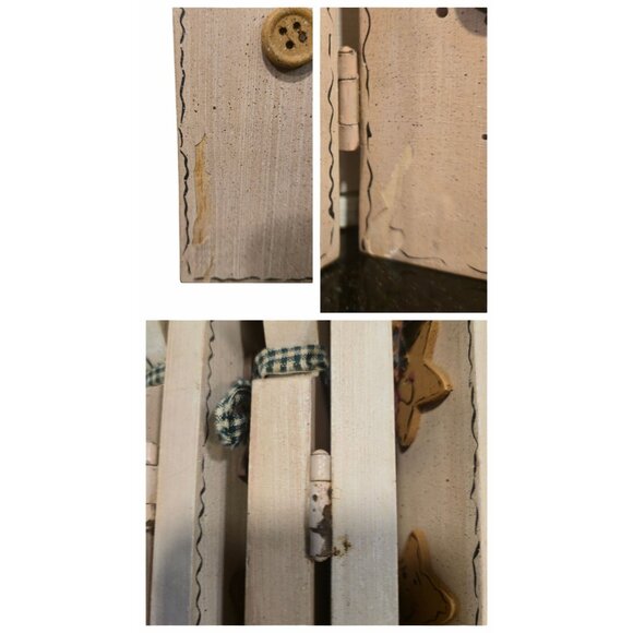 Rustic Wooden Snowman Family Décor, Primitive Farmhouse Christmas Decoration, Fo - Picture 9 of 10